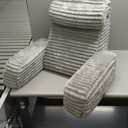 ENITYA Back Pillow for Bed Sitting up, Reading Pillow for Sitting in Bed Adult, Back Support Wedge for Reading/Resting/Post Surgery/Watching TV/Gaming,Light Grey (XL(5'3"-5'11"))