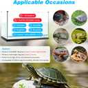 SKARUS Large Standing Turtle Basking Platform with Ramp(6.49"-15.16" H), 10.8" 8.6" Turtles Docks Aquatic Resting Area, DIY Turtle Tank Accessories for 2055 Gallon Tanks