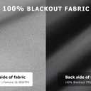 LazBlinds 100% Blackout Roller Shades, No Tools No Drill Cordless Blinds for Windows, Thermal Insulated UV Protection Privacy Window Shades for Bedroom (48''W x 72''H, Grey)
