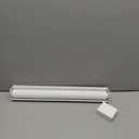 ChrisDowa Cordless Blackout Roller Shades for Windows, Striped Free-Stop Window Blinds with Privacy, Thermal Insulated Window Shades for Home, Office and Door. White, 20" W x 72" H