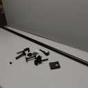 Room/Dividers/Now Adjustable Ceiling Mounted Curtain Rod - Heavy Duty and Long 56-10 Inches Extendable Rods for Walls, Ceilings, Windows and Room Partitions - Black