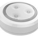 Brilliant Evolution Ultra Thin Wireless LED Touch Lights - Battery Operated Under Cabinet Lighting - Round Puck Lights for Closet, Countertop - Stick On Push Light for Home Decor