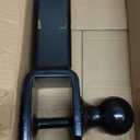 TOPTOW ATV/UTV Trailer Hitch Towing Ball Mounts, 2-Inch Ball, Clevis Pin, Fits 2-Inch Receiver