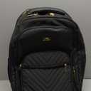 MATEIN Rolling Backpack for Women, 17 inch Water Resistant Wheeled Laptop Backpack, Large Carry On Luggage Travel Backpack with Wheels, Trolley Suitcase Business Overnight Roller Bag for Adults, Black