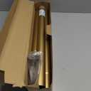 Supforce Closet Rods for Hanging Clothes, 17 to 54 Inches Stepless Adjustable Metal Closet Rod, 1.3 Inches Heavy Duty Clothes Hanging Rod for Closet Wardrobes Laundry RV, Golden