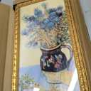 Ornate Classic Gold 10x20 Picture Frame with Raised Leaf Border, 10 x 20 in