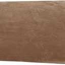 H.VERSAILTEX Velvet Stretch Individual Couch Cushion Cover Plush Cushion Slipcover for Loveseat Sofa Cushion Furniture Protector Seat Cushion Sofa Cover (1 Piece Sofa Cushion Cover, Camel)