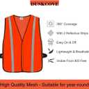 Body Guard Hi Vis Reflective Safety Vests for Adult One Size