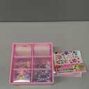 Toys for Girls Jewelry,37PCS Princess Toddler Girl Toys Age 6-8 for Pretend Play & Dress Up, Adjustable Ring Clip on Earrings Kids Toy for 3 4 5 6 7 8 9 Year Old Girls Christmas Birthday Gifts Ideas (Pink)