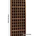 Wesiti 98 Slots Vintage Wooden Printer Tray Display Rustic Wood Shot Glasses Display Case, 32 x 12 x 2 Inches Brown Antique Printers Tray Holder for Bar Cabinet Collection Home Decor