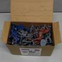 LovesTown 82PCS Civil War Solider Toys, 40 Blue and 40 Gray Uniform Action Figures Plastic Toy Soldier with Rideable Horses for Kids Birthday History Class