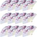 LEFTSTARER 12Pcs Cherry Blossom Folding Hand Fan, Japanese Chinese Cherry Blossom Decor Fan, Decorative Folding Fans for Hibachi Party Mulan Party Decorations Favors (12 pcs)