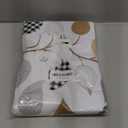 Walrus Heavy Duty Vinyl Tablecloth with Flannel Backing Waterproof Oil-Proof Plastic Table Cloth Stain-Resistant Wipeable Rectangle or Square Table Cover for Indoor and Outdoor (Leaves, 60X84 Inch)