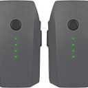 2 Pack Mavic Pro Battery, FB1-3830mAh-11.4V Intelligent Flight Replacement Batteries for DJI Mavic 1 Pro White/Platinum