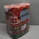 Christmas Rugs for Living Room, Red and White 5x7 Area Carpet Non Slip Indoor, Christmas Tree Snowman Reindeer Low Pile Washable Area Rug for Laundry Room, Bathroom, Bedroom