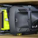 40V Electric Lawn Mower 15" Cordless Battery Powered Mower, 2 in 1 Mulching Lawnmower with 5-Position Height Adjustment 10.6 Gallon Bag, Small Push Lawn Trimmer, 2X4.0Ah Battery and 2 Chargers