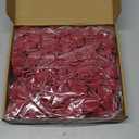IPOPU Artificial Rose Flower Heads, 100 Pcs Real Looking Burgundy Foam Fake Roses for DIY Wedding Baby Shower Centerpieces Arrangements Party Tables Home Decorations (Wine red, Stemless)