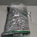 Under Bed Storage with Wheels, Foldable Metal Mesh Underbed Storage Container Bins, Tool-free Assembly Clothes Drawer Organizer, 2Pack (Black)