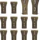 12Pcs Brick Clips for Hanging Outdoors, Brick Clips or Brick Hangers for Outdoor Hanging Wreaths Fits 2-1/4 to 2-2/5 Inch, Heavy Duty Brick Hooks Clips Without Drilling