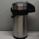 Airpot Coffee Dispenser with Pump - 140 oz Insulated Stainless Steel Coffee Carafe - Thermal Beverage Dispenser - Coffee Urn for Hot/Cold Water, Party Chocolate Drinks