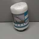 Vekkia Queen Bed Wedge Pillow for Headboard Gap Filler(0-5"),High-Density Foam,Prevent Pillow & Item from Falling,Ergonomic Design,Large Storage Pockets, Removable&Washable Cover,White,60''x10 x6