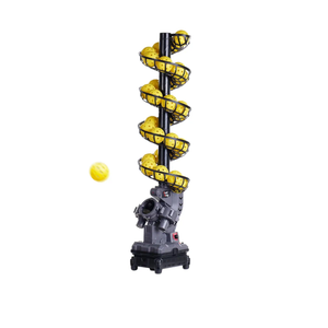 3806PBH Pickleball Machine with Oscillating Base, Adjustable Speed, Auto Swing Launch Port, Battery/AC Powered, Suitable for All Skill Levels