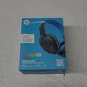 JLab JBuddies Pro - Auriculares inalmbricos sobre la oreja para nios, batera de ms de 35 horas, reguladores de volumen integrados para seguridad, modo compartir, plegables, ajustables, aislamiento (Azul)