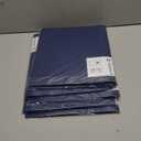 Marspark 6 Pcs Binder with Plastic Sleeves Large 8.5" x 11" Display Presentation Book 40 Pocket 80 Pages Art Portfolio Folder Clear Sheet Protector for Photo Document (Dark Blue)