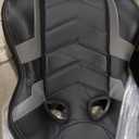 Respawn 110 Pro Ergonomic Gaming Chair with Footrest for Adults - Comfortable Office Gaming Recliner with Lumbar Support and Headrest, Racing Style Video Game Chairs for Computer Gamer - Gray (2021 Grey)