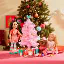 Glitter Girls 14-Inch Fashion Doll - Blonde Hair & Blue Eyes - Pink Tunic, Striped Leggings, Hair Bow & Ballet Shoes Dolls for 3+ Years Year Old Girls Lacy