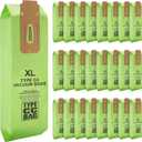 25 Packs Vacuum Bags for Oreck Type CC, Compatible with All Oreck XL Upright Vacuum Cleaner - Replaces Part # CCPK8DW (Green)