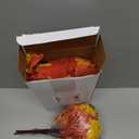 Tigeen 8 pcs Artificial Maple Leaves Branches Faux Thanksgiving Fall Fake Autumn Leaves for Thanksgiving Table Centerpieces Decoration