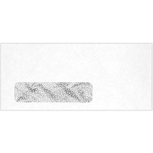 LUXPaper #10 Business Window Envelopes | Commercial Flap | Security Tint | 4 1/8" x 9 1/2" | White | 24lb. Text | 500 Qty