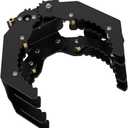 LewanSoul Mechanical Robot Arm Claw/Gripper Robot Gripper (Black Mechanical Claw Without servo)