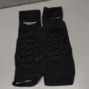 COOLOMG Knee Pads Wrestling Basketball Football Volleyball Youth Kids Adult Protective Knee Compression Sleeves Black S