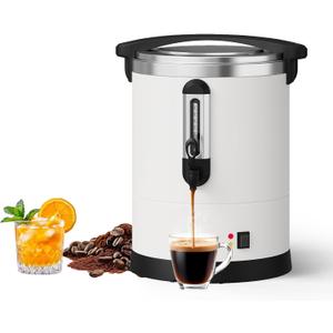 Garvee 80 Cup Commercial Coffee Urn, 12L Stainless Steel