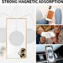 LSL Case for iPhone 16 [Compatible with MagSafe] Soft TPU Bumper Anti-Drop Anti-Scratch Shock Absorption Protective Slim Luxury Plating Magnetic Cover for Women Girls Men - White