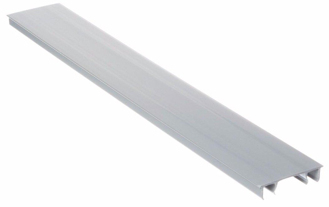Panduit HC1.5LG6 Hinged Wiring Duct Cover, PVC, Light Gray