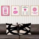 KEUSPI Black and Beige Modern Abstract Neutral Art Throw Pillow Cover 22x22 Decor for Home Living Room Abstarct Art Throw Pillow Case Set of 2