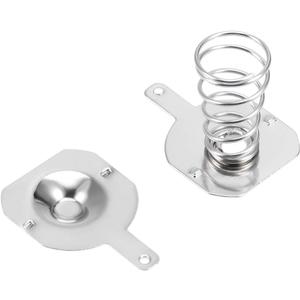 uxcell 20Pairs 18650 Battery Negative to Positive Conversion Spring Contact Nickeling Plate 16.5mmx16mm