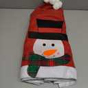 Phedrew 6Pack Christmas Dining Chair Slipcovers Christmas Chair Back Covers Snowman Decorations Chair Slipcovers for Party Home Decor