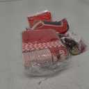 Tatuo 277 Pcs Graduation Decoration Class of 2025 Party Supplies Kit Congrats Balloons Grad Party Disposable Dinnerware Backdrop Tablecloth for High School College Grad Celebration, Serves 24(Red)