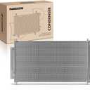 A-Premium Air Conditioning A/C Condenser - Fits for 3599 - Compatible with 2007-2011 Honda CR-V L4 2.4L, w/Receiver Drier