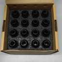 32pcs 14x1.5 OEM Lug Nuts for Chevy Silverado GMC Sierra 2500 3500,14mmx1.5 Black One-Piece Wheel LugNuts 1.75" H 7/8" Hex Replacement 2012+ Ram 2500 3500, 8 Lug Stock Wheel GM Part No 611-236 9596070