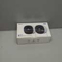 2K No Drill Window Camera-2 Pack 2.4Ghz & 5Ghz WiFi Dome Cameras for Home Security for Indoor & Outdoor Monitoring, Color Night Vision, Human Detection, 24/7 Recording, Ideal for Apartment, K1