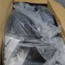 Upright Rollator Walker, Heavy Duty Stand Up Walkers for Seniors with Seat and Reversible Backrest, Foldable Standing Rollator with 8" Anti-Slip PU Wheels, Black