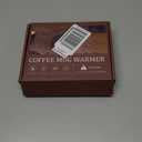 SWEETFULL Coffee Mug Warmer, 36W Electric Cup Warmer for Desk with 3-Temp Settings Advanced Temperature-Controlled Heating Coffee Gifts Accessories for Women Men Milk, Tea, Candle - Wood