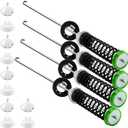 W11130362 Washer Suspension Rod Kit fit for Maytag OEM MVWC565FW2 MVWX655DW1 MVWC565FW1 MVWC565FW fit for Whirlpool WTW5000DW1 WTW5000DW2 WTW5000DW3 11022352510 W10594080 W10748956 W10780040 LUXRILIX