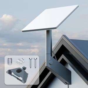 Starlink MIni Wall Mount, 360 Adjustable Starlink Mini Bracket, Gray