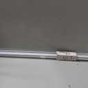 ChrisDowa Cordless 100% Blackout Roller Shade, with Striped Jacquard, Thermal Insulated, UV Protection Fabric, Total Blackout Blinds for Window, French Doors, Home and Office. Beige, 44" W x 72" H